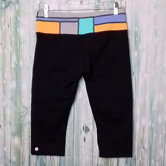 Lululemon groove shorts black quilt spring 14 shorts tall size 8 - Picture 2 of 4